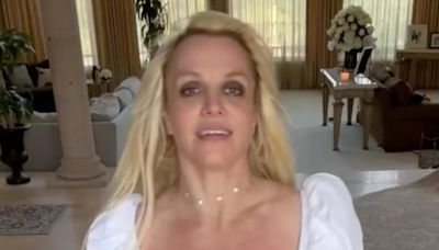 Britney Spears Dances Around in Bikini Bottoms After Injuring Her Ankle During Alarming Hotel Incident: Watch