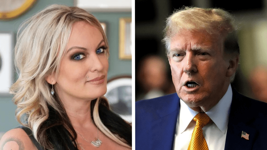 Trump attorney blights Stormy Daniels’s credibility in tempestuous cross-exam