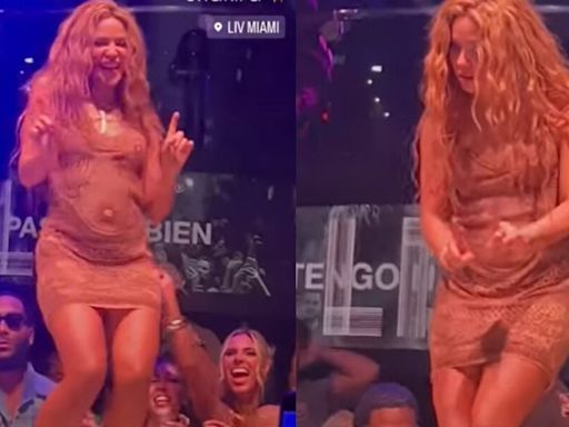 Vídeo: Shakira se retira do palco em Miami após ver fã filmando por baixo do vestido