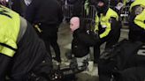 Police clash with pro-Palestine protesters at New York City Christmas tree lighting