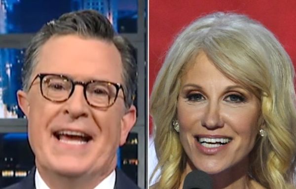 Stephen Colbert Spots 'All The Right Reasons' To Mock Kellyanne Conway Over RNC Speech