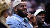 LeBron James attends Game 4 between Celtics and Cavaliers in Cleveland, his old stomping grounds