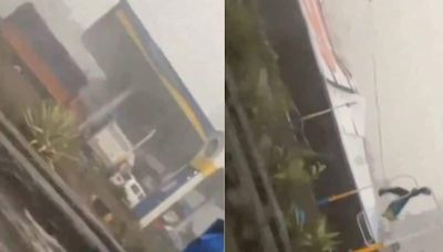 Mumbai tragedy: Chilling video shows moment when billboard crashed on petrol pump killing 16