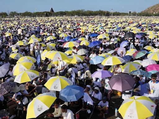 La misa del Papa Francisco en Timor Oriental congregó a 600.000 personas, casi la mitad de la población