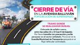 Cierran tramo de la avenida Ballivián hasta las 21:00 horas para asfaltado - El Diario - Bolivia