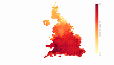 New maps show how the climate is changing in each UK constituency