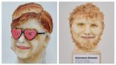 Eelton John and Edamame Sheeran - Artist makes celebrities out of sushi | ITV News