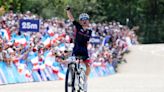 Tom Pidcock overcomes early puncture to win cross-country mountain bike gold at Paris Olympics