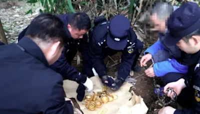 驚天黃金劫案｜怪盜洗劫金鋪333萬金飾衣襪包裹埋地下 警方跨5省萬里追回