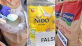 La hacían pasar por leche Nido y se vendía en bolsas plásticas: Incautan 1 tonelada de leche en sacos de marca Conaprole