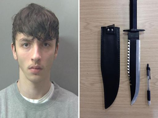 E-scooter riding drug dealer with Rambo knife down his trousers jailed for four years