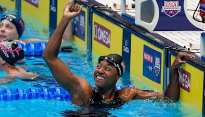 Simone Manuel earns an individual race at the Olympics, winning the 50 freestyle at US trials