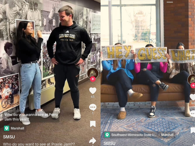 SMSU students, professors say ‘we’ll be in your TikTok’