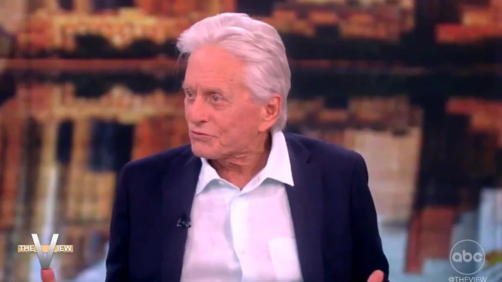 Michael Douglas Says George Clooney’s Op-Ed Telling Biden to Step Aside Makes a ‘Valid Point’ | Video