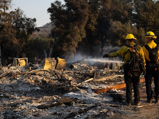 Cooler weather helps firefighters in battle against 3 major Southern California fires