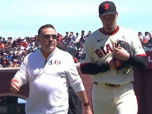 Snell removed from Giants-Yankees game with adductor injury