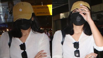 WATCH: Tired and sleepy Rashmika Mandanna says NO to paps as they ask her to remove mask for photos
