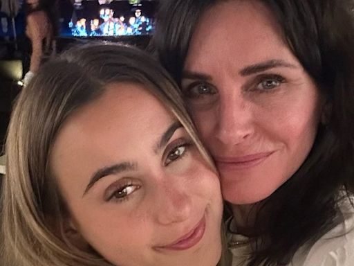 Courteney Cox's daughter Coco poses with siblings on special day