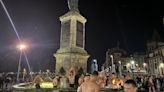Gijón celebra en la fuente de Pelayo la victoria de España en la Eurocopa (vídeo)