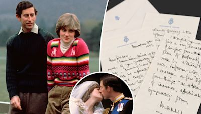 Letter from King Charles to grieving friend describes ‘unbearable emptiness’ after Princess Diana’s death