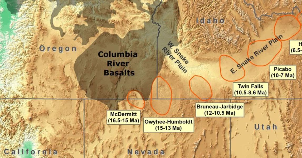 Ancient Nevada-Oregon caldera shares similarities with Yellowstone
