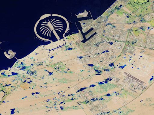 NASA releases satellite photos of Dubai and Abu Dhabi before and after record flooding