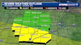 TIMING: Severe storms possible with damaging winds, possible flooding late tonight