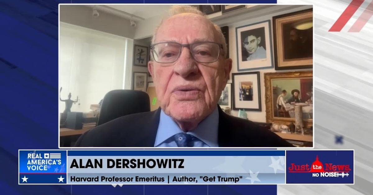 Alan Dershowitz predicts Trump will be sentenced to prison, but the sentence will be suspended
