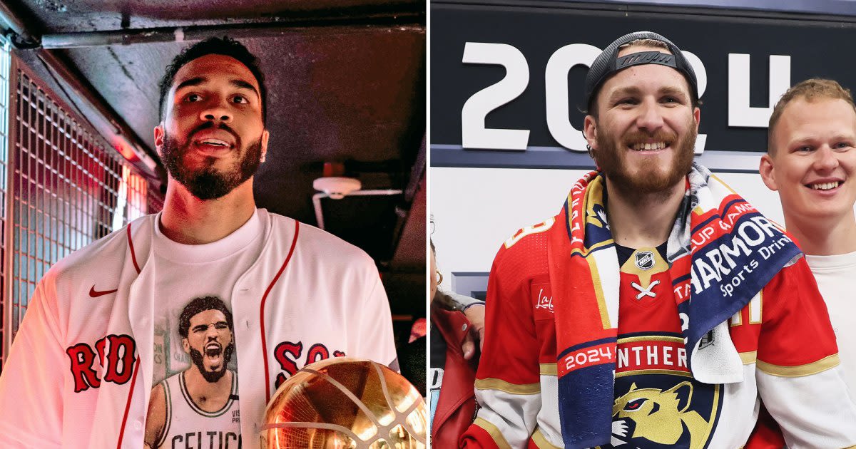 High School Friends Jayson Tatum and Matthew Tkachuk Win 1st Championships Exactly 1 Week Apart