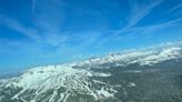 Aerial Photo Shows Mammoth Mountain, California Is Still Buried With Snow