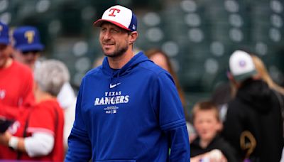 Rangers' Max Scherzer throws live batting practice, hopes to begin rehab assignment soon