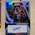 2023-24 Prizm Leonard Miller RC 灰狼新人簽 銀亮 Silver