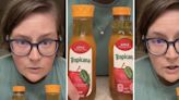 ‘You also owe me 17 cents’: Woman catches Tropicana quietly making its apple juice containers smaller. They’re the same price