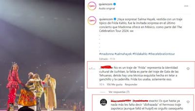 No es un traje “de Frida Kahlo”: el verdadero significado de la vestimenta de Salma Hayek en concierto de Madonna