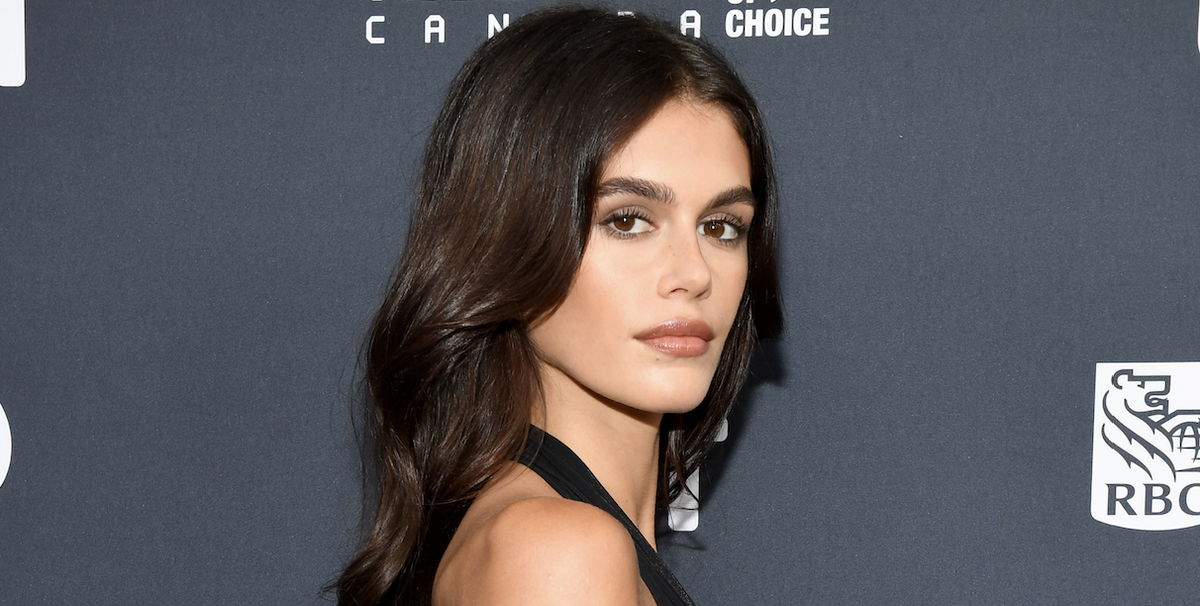 Kaia Gerber Is the Spitting Image of Cindy Crawford in a Dangerously Low-Cut LBD