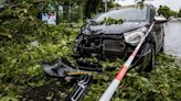 Two dead as Storm Poly hits Netherlands and 'code red' weather alert urges millions to stay indoors