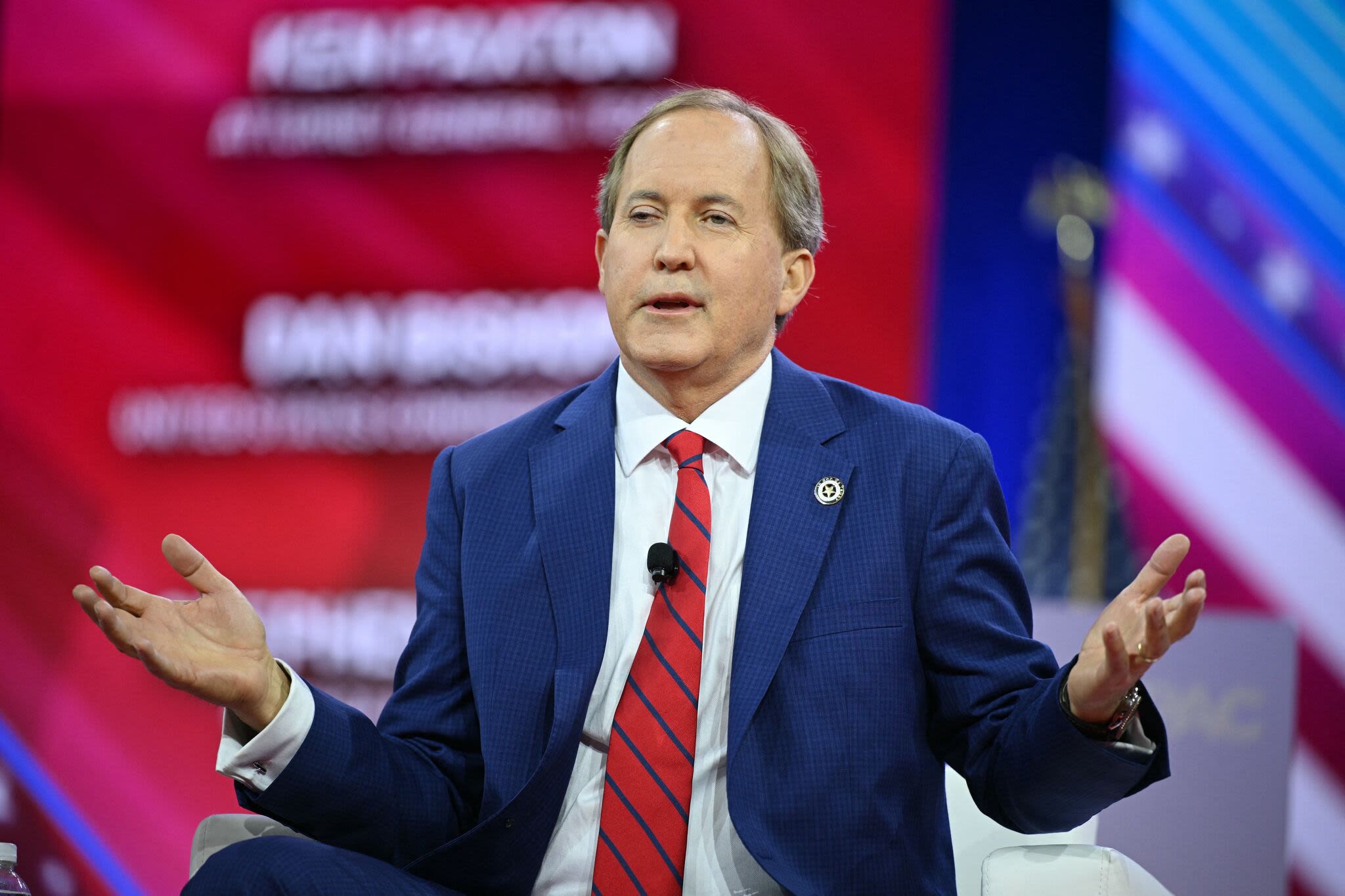 Ken Paxton spins election fraud myth at Texas GOP convention