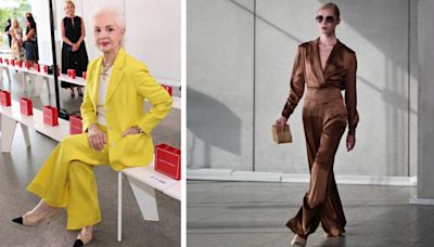 Carolina Herrera: el secreto para lucir elegante con pantalones fluidos a cualquier edad