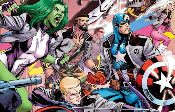 Captain America has assembled his own team of Avengers - including Night-Thrasher, Photon, She-Hulk and a Power Pack kid all grown up