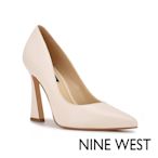 NINE WEST TRENDZ 小羊皮尖頭高跟鞋-象牙白