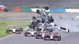 Driver Credits Halo for Surviving Scary Airborne Super Formula Crash