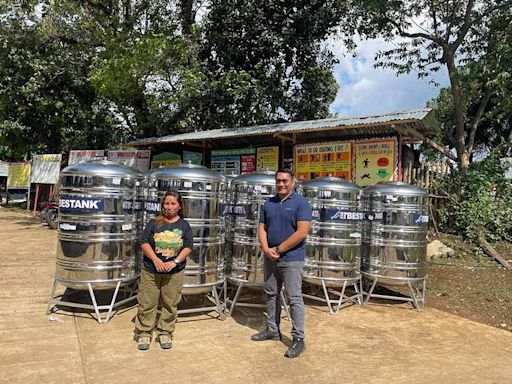 Hedcor, Aboitiz Foundation donate water tanks to Bukidnon co