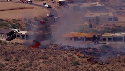 Some homes evacuated as brush fire spreads near north Scottsdale neighborhood