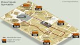 Recorrido y horario de la procesión del Corpus de Sevilla 2024