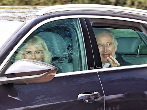 King Charles III and Queen Camilla Spotted in Car Together in the Midst of Cancer Treatment