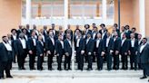 Morehouse College Glee Club performing at the Academy Center of the Arts in Lynchburg