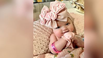 ‘Like watching a miracle’: Infant breathing on her own after life-saving double lung transplant