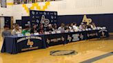 16 athletes celebrate commitments at Averill Park High School