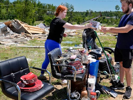 Kentucky families struggling after being hit for a second time by a tornado in the same locations