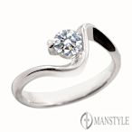 MANSTYLE「佳人有約」0.30ct 八心八箭鑽戒